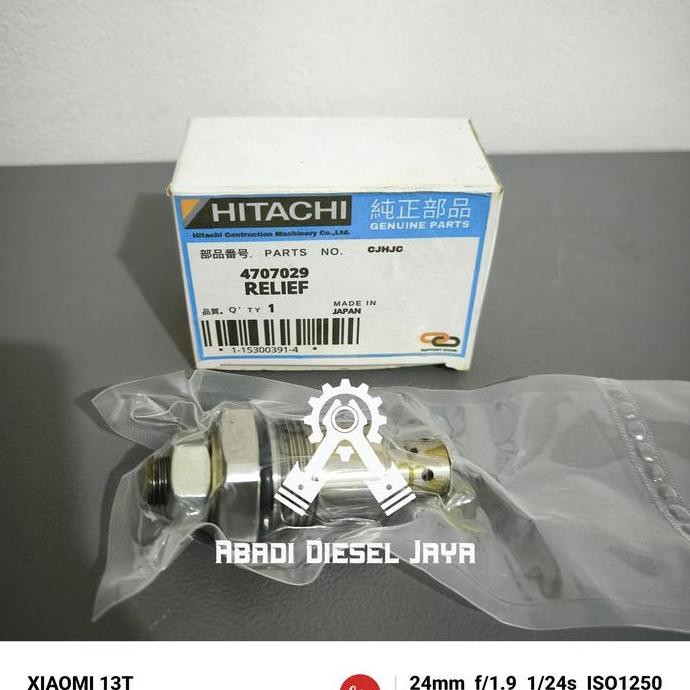Relief Valve 4707029 Hitachi Zaxis 48 Zx48 Zaxis48 Solenoid Hitachi Zx Harga Bersahabat