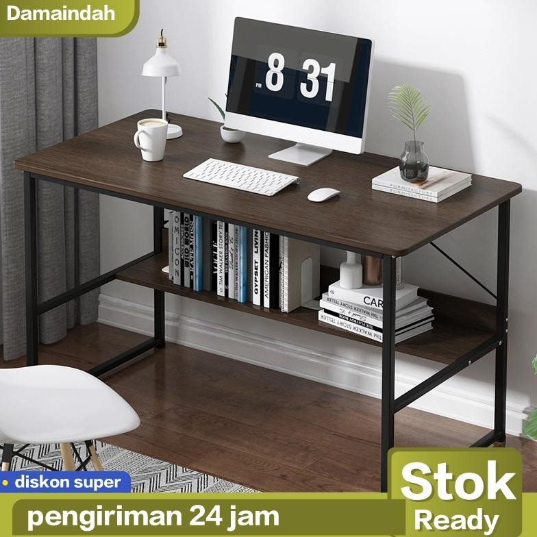 Meja Belajar Kayu Set Kursi / Meja Belajar Minimalis / Meja Kerja / Meja Komputer Minimalis / Meja L