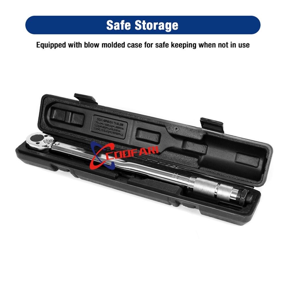Kunci Momen Torsi / Torque Wrench Two-Way Spanner Tools Bengkel Mobil Roda Mobil 1/2"