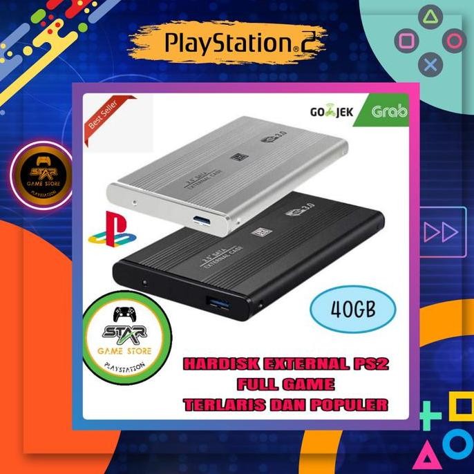 hardisk external ps2 120gb full game