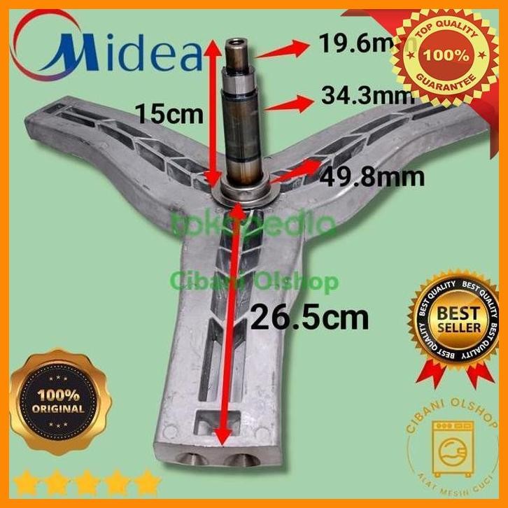 [CIB] SPIDER SEGITIGA KROSPIS BALING BALING MESIN CUCI MIDEA 18 KG MFP 180