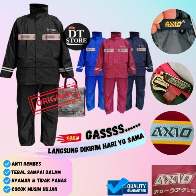 Jas Hujan Axio Original 100% 882 Mantel Mantol