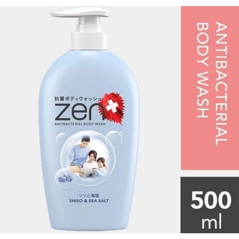 EL ZEN Body Wash Sabun Mandi Cair 500ml Botol Pump