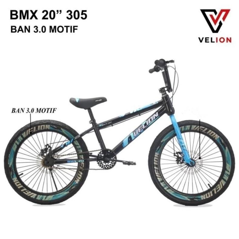 Sepeda 20 BMX PHOENIX - Lalix - Fonte Ban Jumbo Warna 3.0 - 2.40 Untuk Anak 8 Tahun - Remaja Bonus J