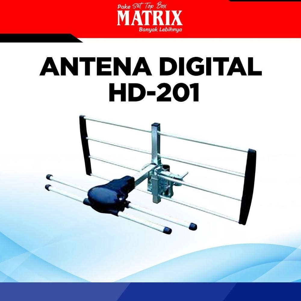MATRIX - Antena TV Digital HD-201 Free Kabel 10 Meter