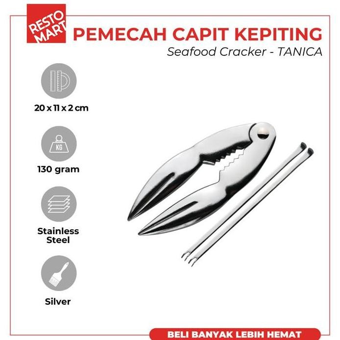 

Terlaris Alat Pemecah Kepiting / Penghancur Capit Kepiting / Seafood Cracker Tanica (1516077) (F10)