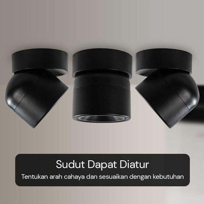 Lampu Spot 360 Spotlight Downlight Led Fitting Sorot Outbow