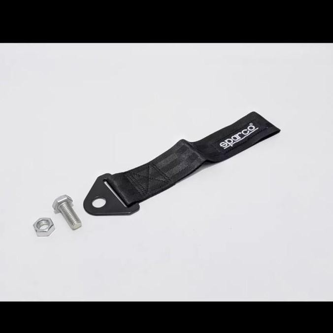 ready Towing hook derek jazz brio merah + towing strap kain merah