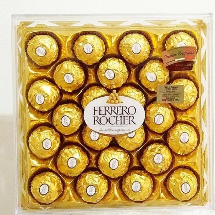 

Promo / Terlaris FERRERO ROCHER T24 ( ISI 24PCS ) COKELAT / FERERO T24 / FERRERO MURAH Terbaik