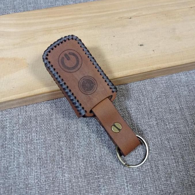 Sarung Remote Cover Keyless Yamaha NMAX Fazzio Kulit Asli murah