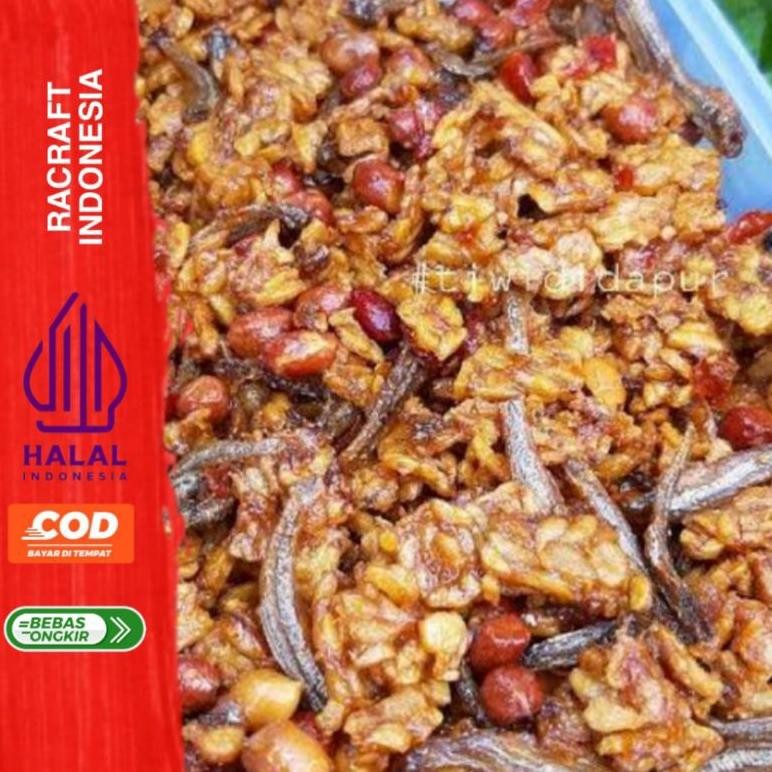 

Bahan Terbaik 100Gr Orek Tempe Teri Kacang Pedas Manis Gurih Oreg Khas Jatim Tanpa Pengawet Lauk Kering Instan