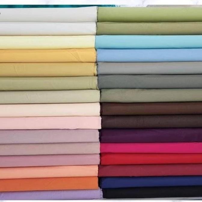 Sprei katun jepang polos 120x200 180x200 200x200cm