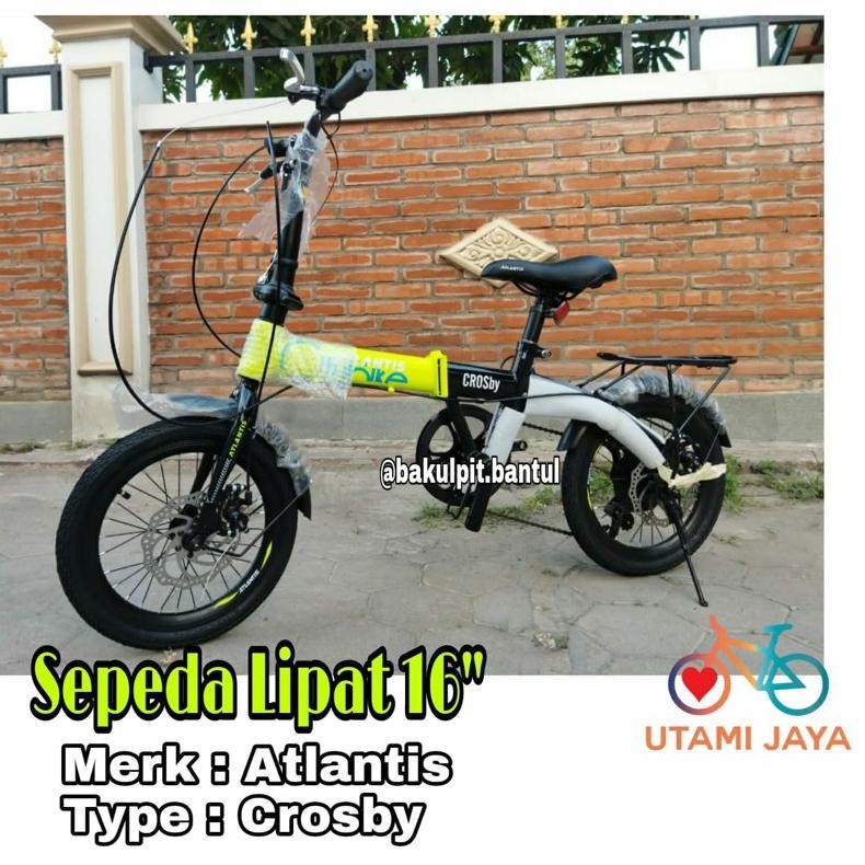 Sepeda lipat Atlantis Crosby  Atlantis 31  ukuran 20 inch dan 16 inch
