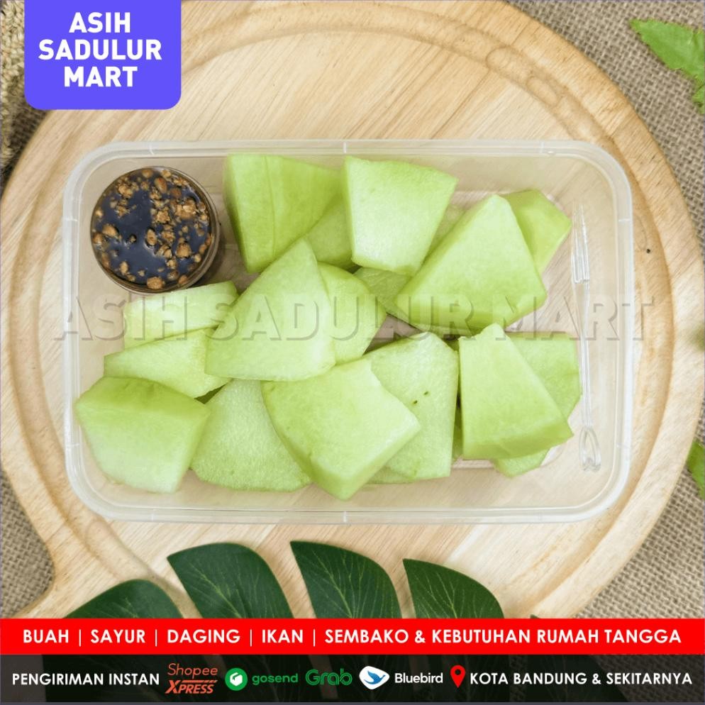 

Free Ongkir Aneka Buah Potong +- 300Gr Dan Rujak Bandung Promo (Mangga, Buah Naga, Nanas, Pepaya, Semangka, Melon, Apel, Pear, Bengkuang, Jambu Kristal) | Asih Sadulur Mart
