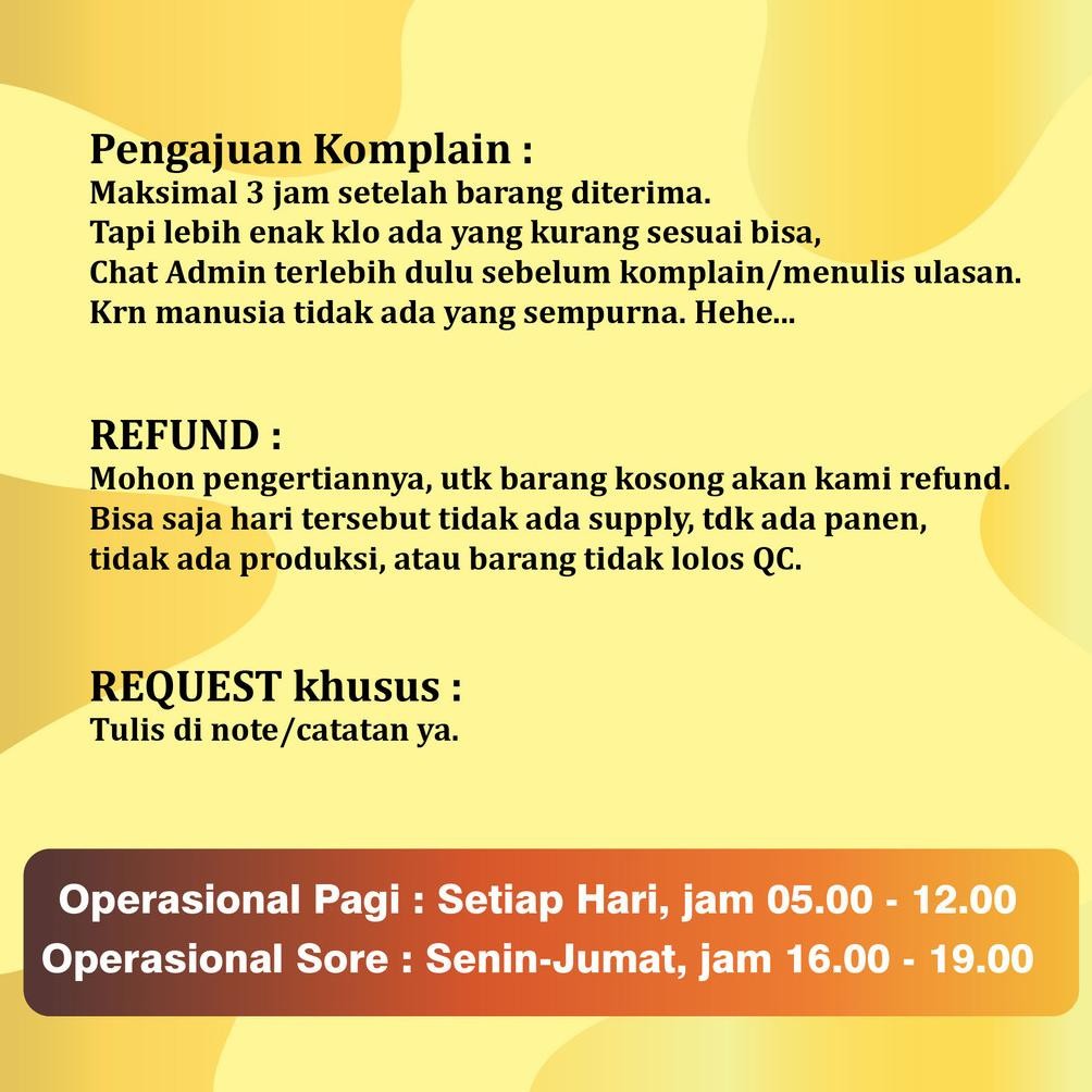 

Promo Kentang Kecil [Per 1 Kg]