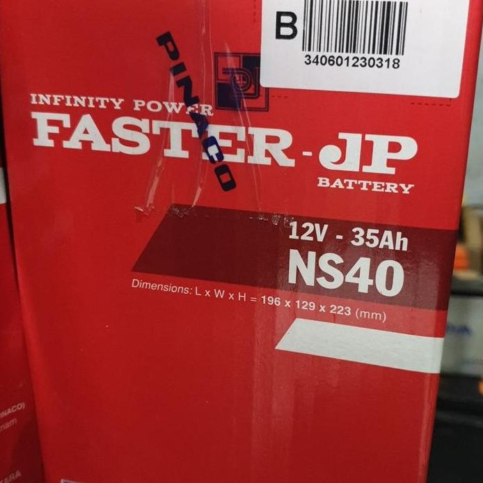 ready Aki Mobil FASTER NS40 35Ah
