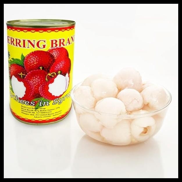 

HERRING BRAND BUAH LYCHEE LECI IN SYRUP SIRUP KALENG DUS KARTON