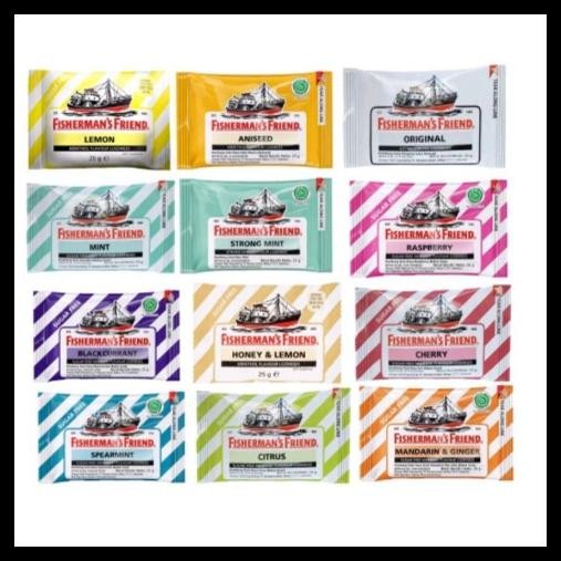 

FISHERMAN'S FRIEND PERMEN PELEGA TENGGOROKAN SUGAR FREE/EXTRA STRONG 25GR