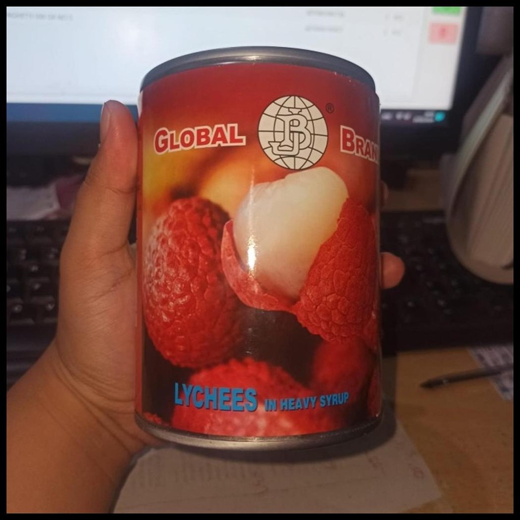 

GLOBAL BRAND LYCHEES IN HEAVY SYRUP 565GR / BUAH LECI KALENGAN HALAL