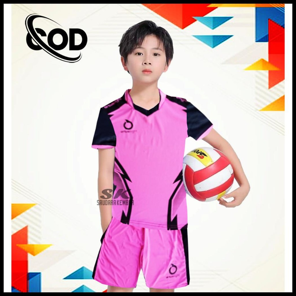 BAJU OLAHRAGA BADMINTON FUTSAL VOLI BOLA ANAK LAKI LAKI PEREMPUAN MURAH