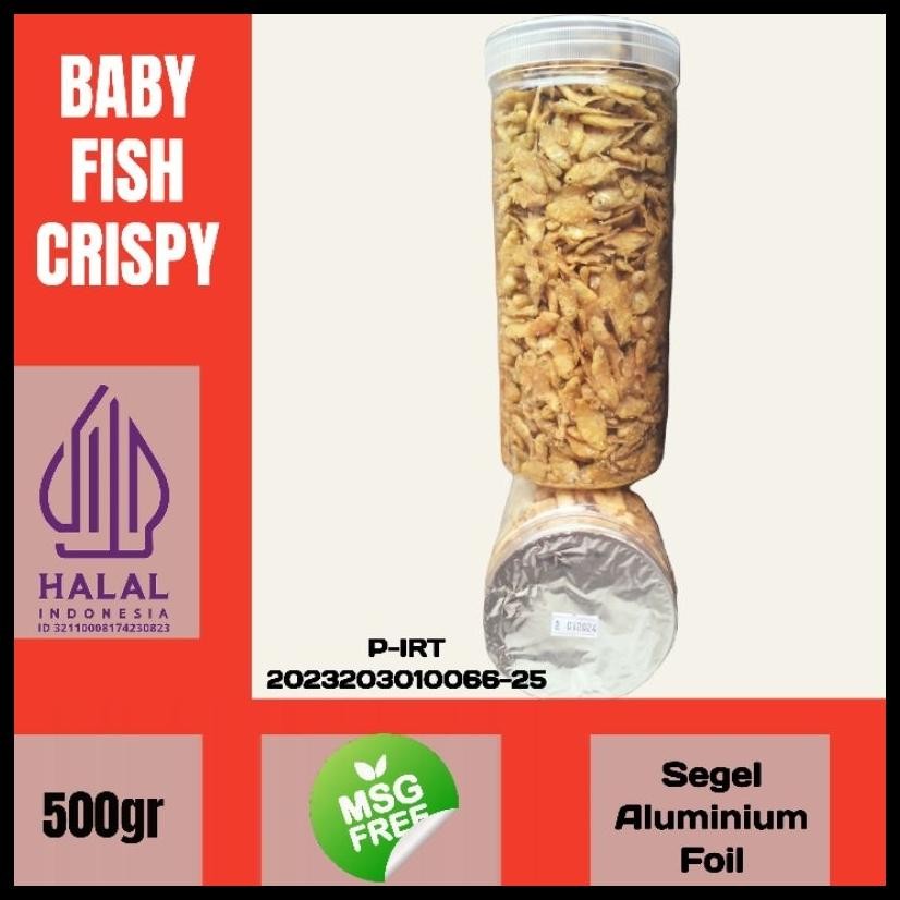 

BABY FISH CRISPY 500GR | BABY FISH IKAN CRISPY 500GR