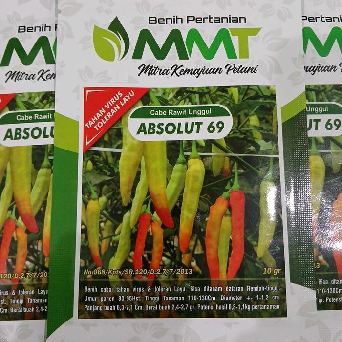 Benih Cabe Rawit ABSOLUT 69 10 Gram MMT Promo