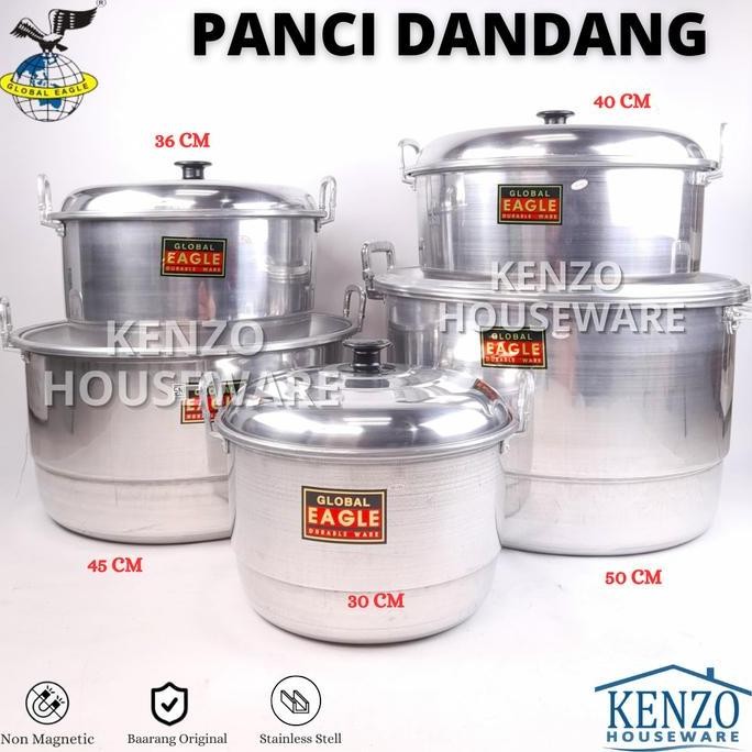 Tersedia Panci Kukus Langseng 40 45 50 Cm Kukusan Dandang Almunium Besar