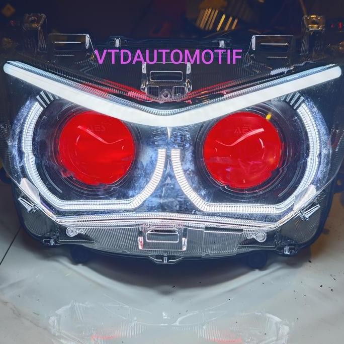 Rlektor Headlamp New Nmax 2020 Plus Projie Projector BILED Aes Bmw
