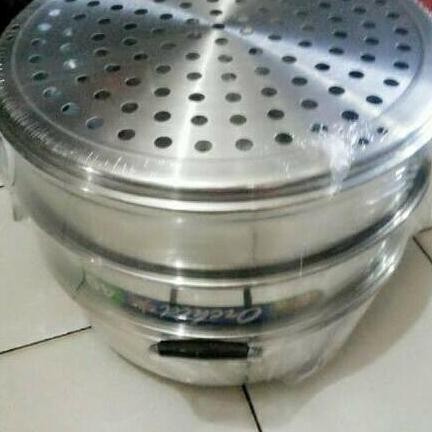 Tersedia KALAKAT PANCI KUKUSAN ORCHID 40CM panci sarangan susun tiga