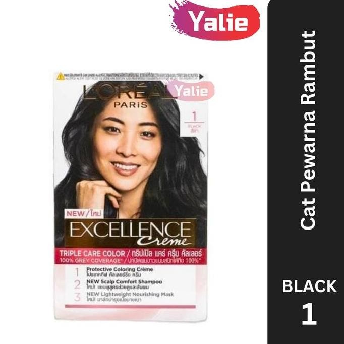 NEW LOREAL Excellence Creme Hair Color Cat Pewarna Rambut Uban Permanen