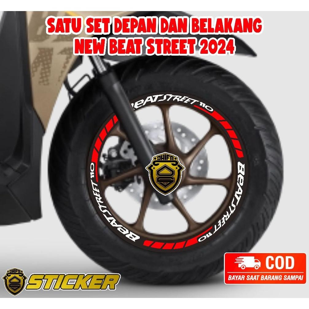 Ready Sticker Cutting Velg New Beat Street 2024 Stiker Velg Beat Street Stiker Velk Beat Street Stik
