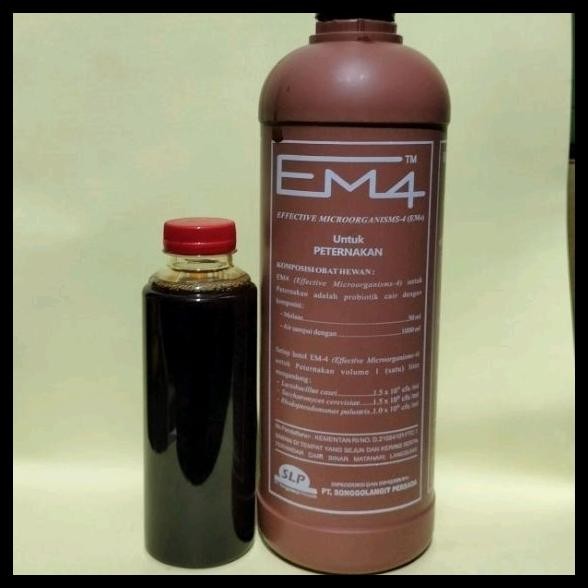 EM4 PERINAKAN PETERNAKAN PERTANIAN IKAN TANI TERNAK REPACK 250ML