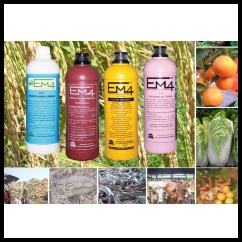 EM4 PETERNAKAN UNTUK AYAM BEBEK SAPI PUYUH EM 4 PETERNAKAN ISI 1 LITER