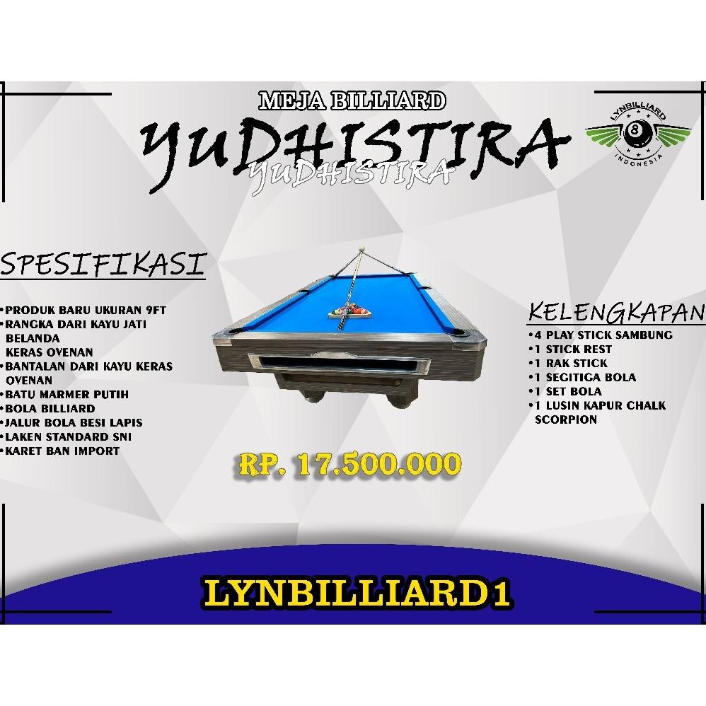 MEJA BILLIARD YUDHISTIRA 9FEET
