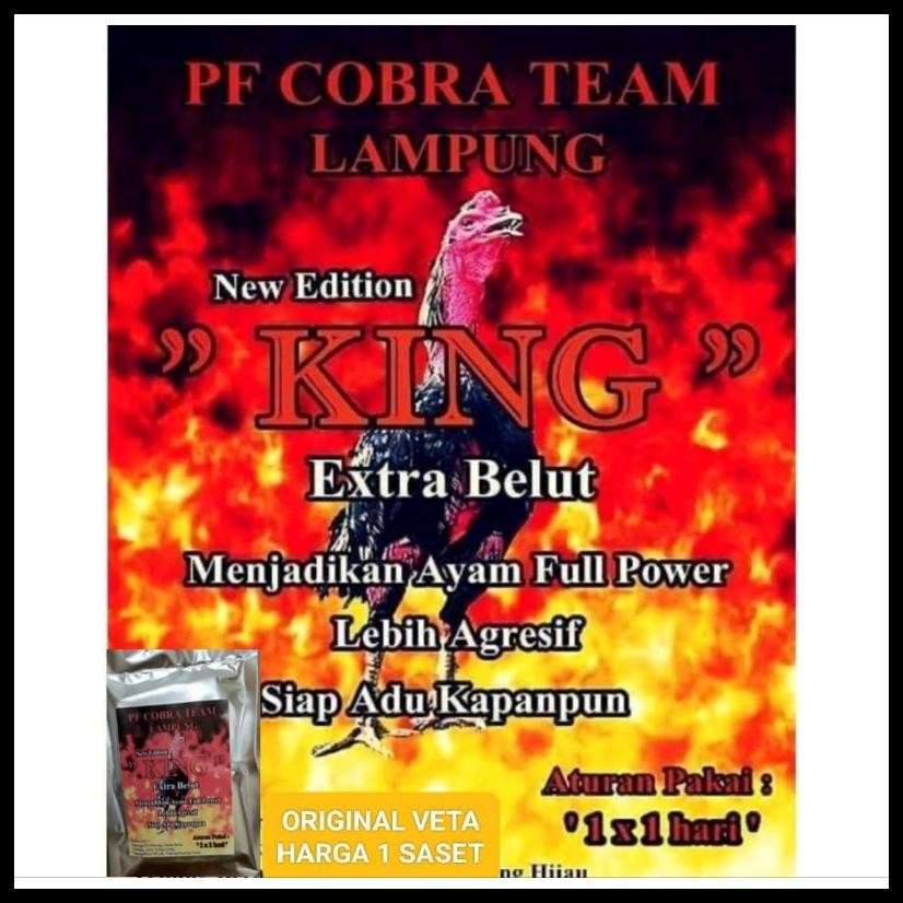 JAMU KING EXTRA BELUT VITAMIN AYAM AGRESIF NEW EDITION AYAM FULL POWER