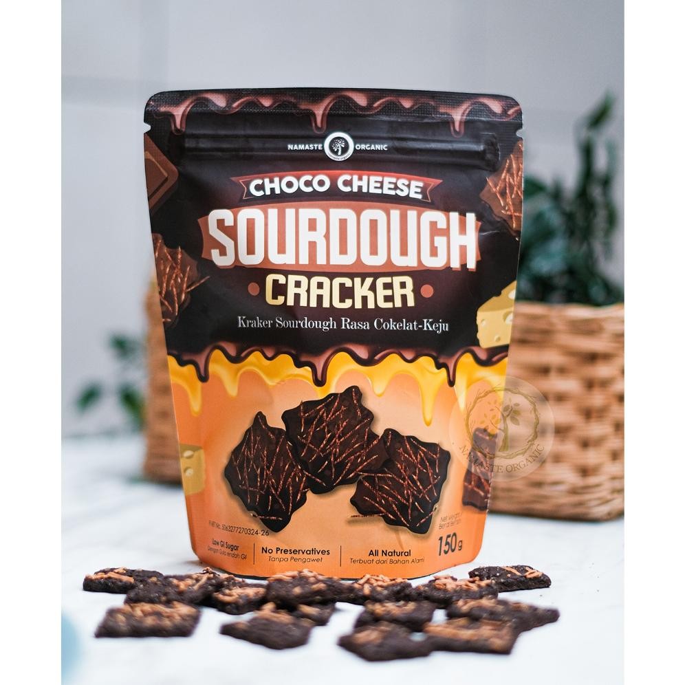 

SOURDOUGH CRACKER - CHOCO CHEESE 150GR