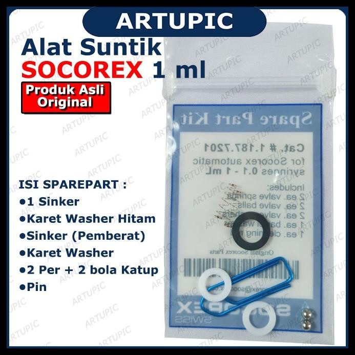 SOCOREX 1 ML ALAT SUNTIK HEWAN MEDION SWISS ORIGINAL SUNTIKAN AYAM SOCOREX 1ML