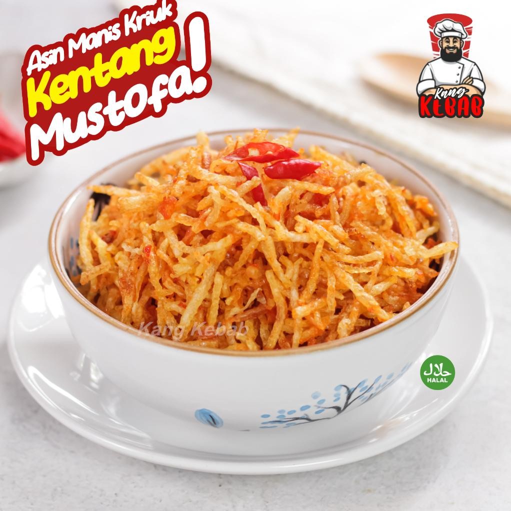 

Trendi Kentang Mustofa Pedas Gurih Balado Krispy 100 Gram By Kang Kebab Cemilan Kekinian