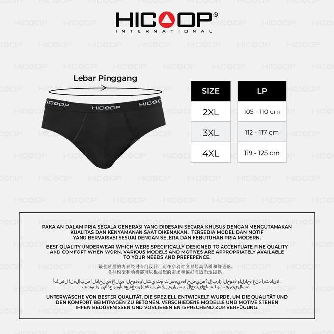 Celana Dalam Pria Dewasa Hicoop Men Hbkl-Sc302 Big Size Terbaru