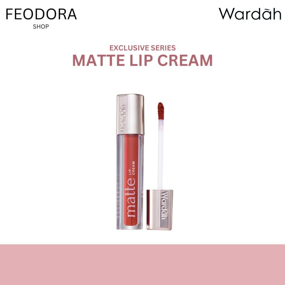 Wardah Lip Cream Exclusive Matte Warna Tersedia