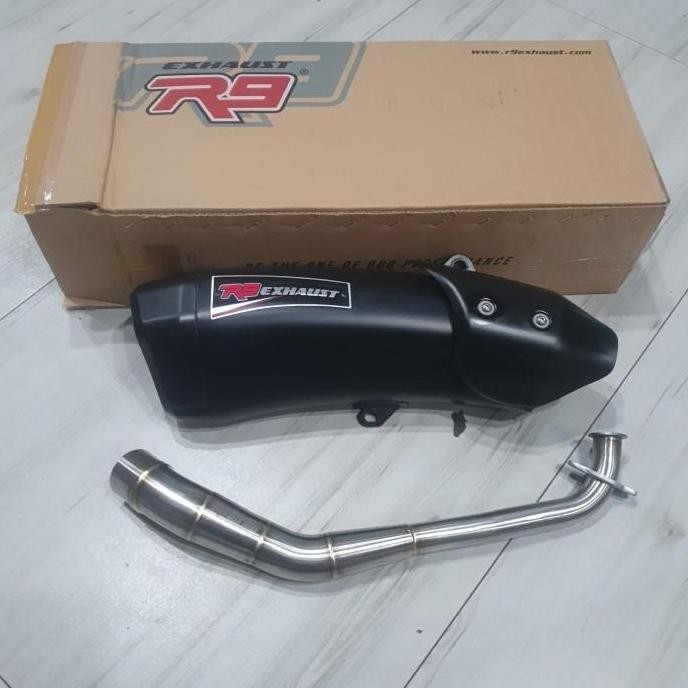 Knalpot R9 Maxxi Nmax Pcx Aerox 125/150 Adv For Metik R9