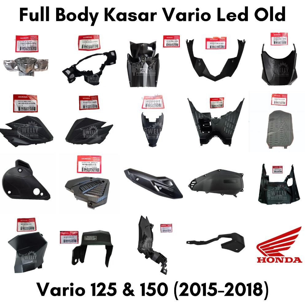 Request Body Kasar Body Vario Led Old 125 150 2015-2018 Original Honda AHM