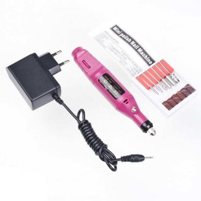 Nail Drill Elektrik Kikir Kuku Listrik Set Kikir