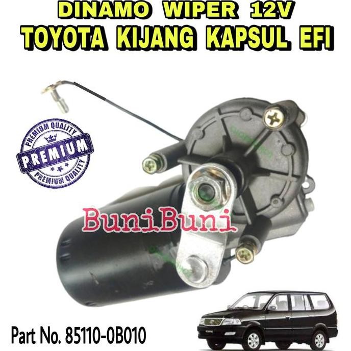 . Dinamo Motor Wiper Depan Mobil Kijang Super / Grand 5K & Kapsul 7K EFI