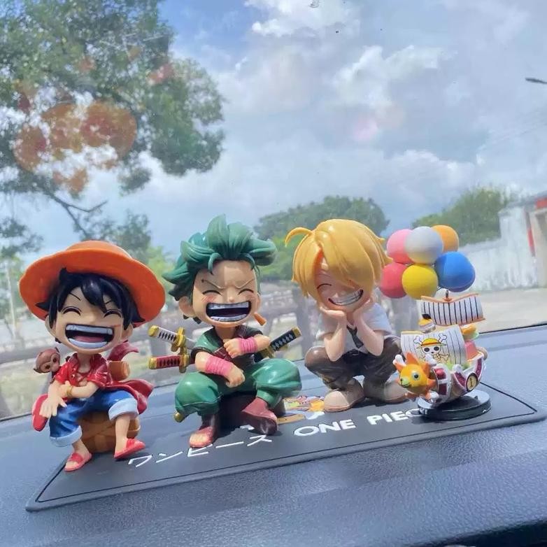 TERLARIS Pajangan Dashboard Mobil Motif ONE PIECE / Aksesoris Dashboard Mobil ONE PIECE / Untuk Paja