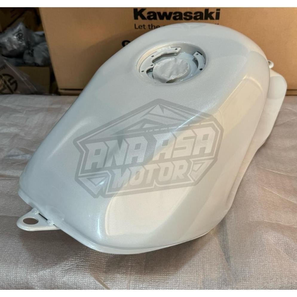 Tanki Tangki Tengki Bensin Putih Kawasaki Ninja RR Original - 51001-0857-14H