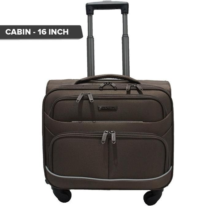 Koper Kabin Softcase Navy Club Aldous - Tsa Lock Size 16 Inch