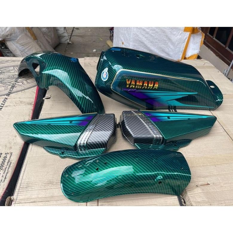 Body Set RX KING 1995 1994 Hijau Carbon Original