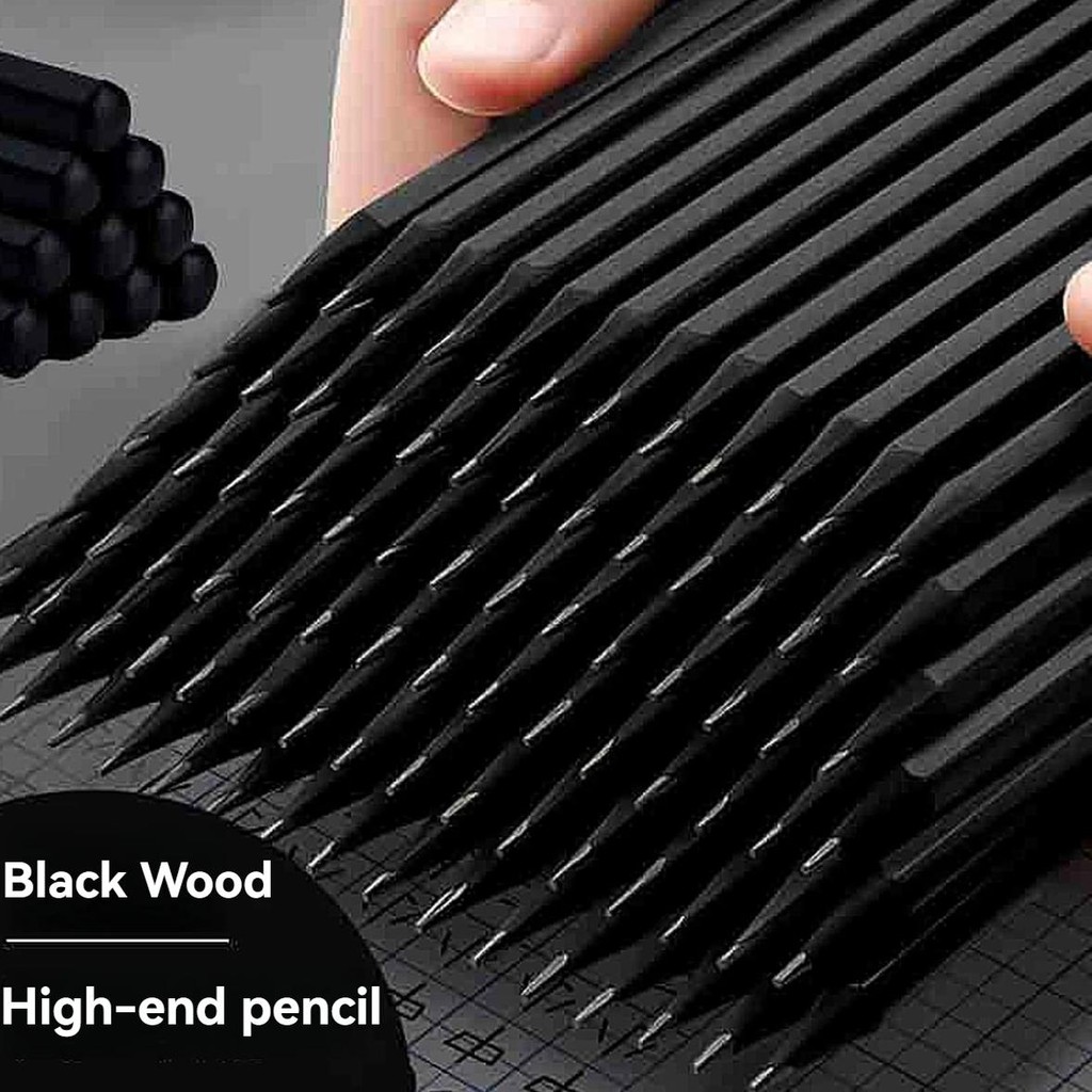

10/20Pcs 2Bhb Wooden Pencils Simple Black Standard Pencil Stationery Writing Sketch Drawing Tools Kids Gifts Office Supplies