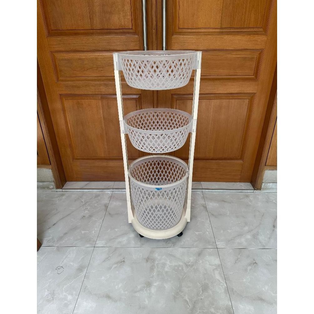 Rovega Keranjang Keranjang Laundry Model Bulat RLB 350TR